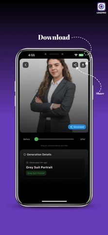 LenzPro: AI Headshot Maker Screenshot 6 of 7