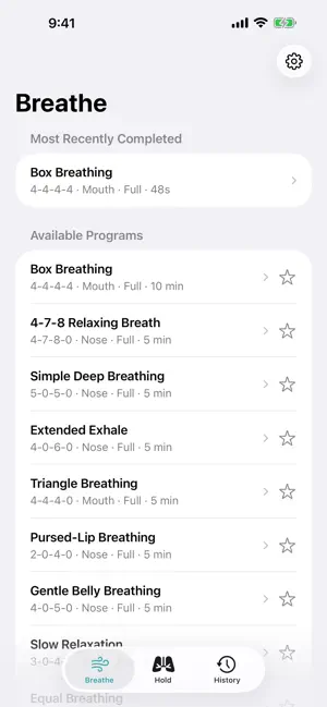 Breathe and Hold screenshot 1