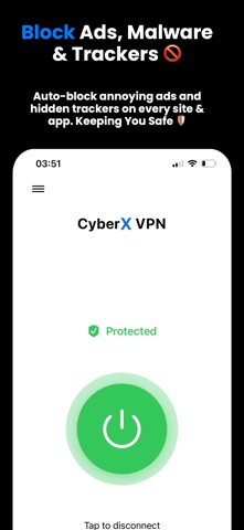 CyberX VPN Fast & Secure Screenshot 3 of 3