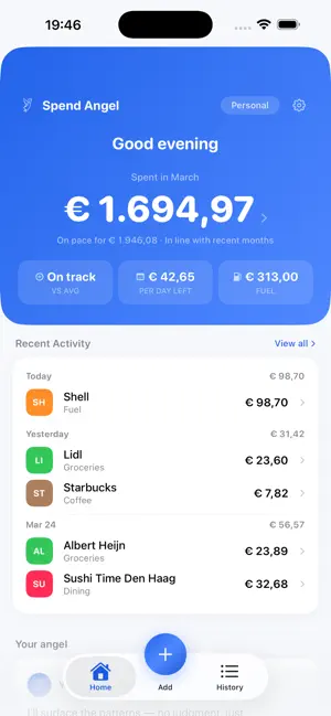 Spend Angel screenshot 1