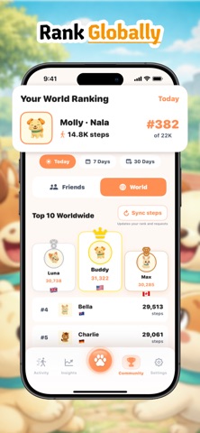 Step Counter - VirtuPet screenshot