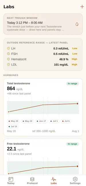Protocol — Dose & Lab Tracker screenshot 3