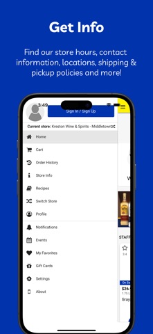Kreston Wine & Spirits iPhone screenshot