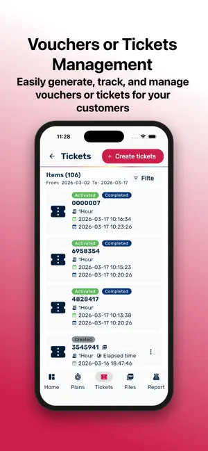 MikroTicket: WiFi Vouchers screenshot 2