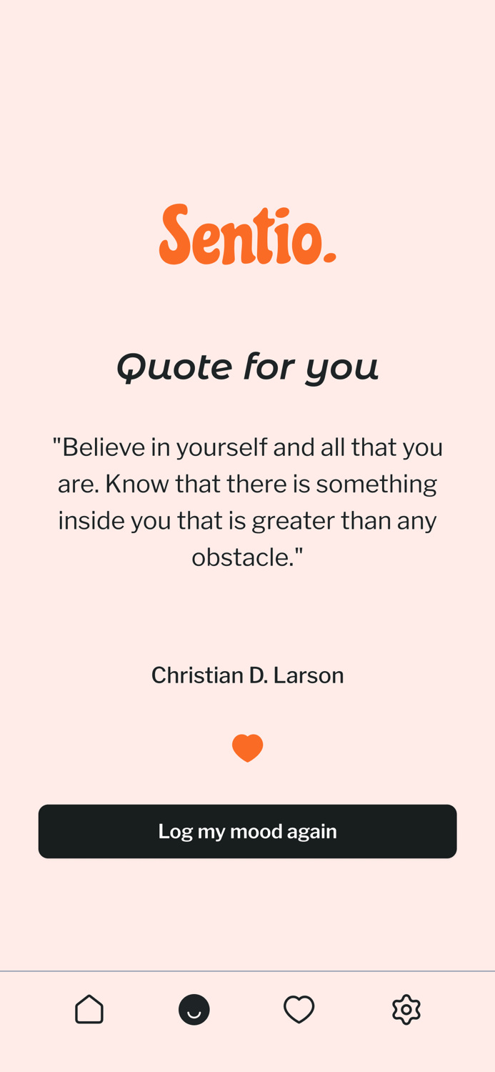Sentio. Mood  Emotion Tracker