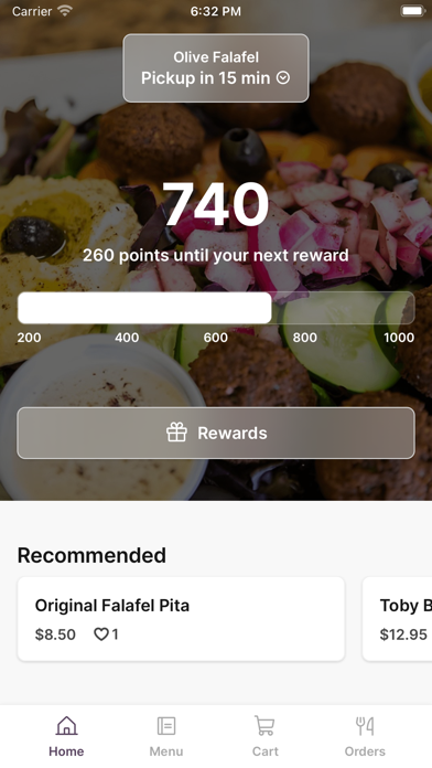 Screenshot 1 of Olive Falafel - NY App