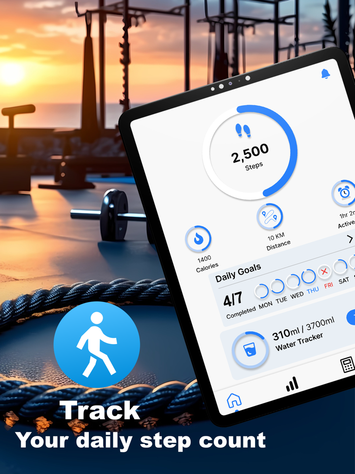 Step Up Count and Track Steps