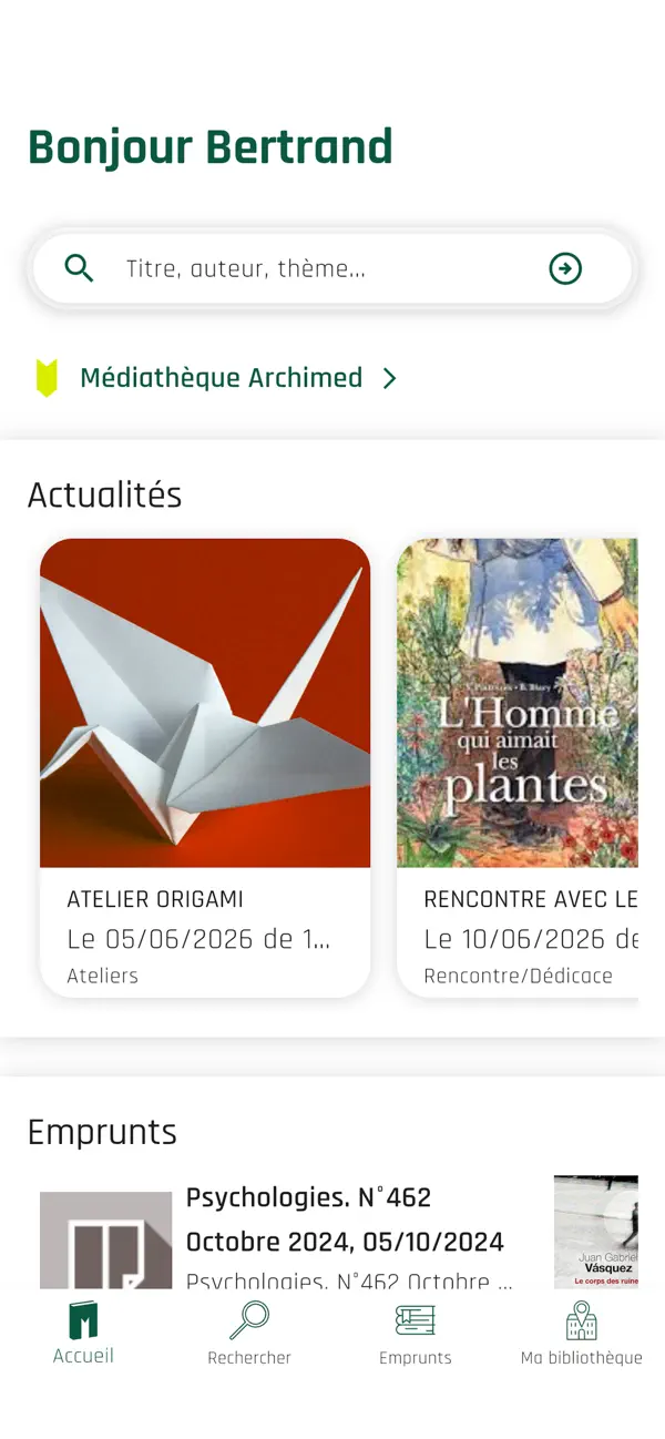 Screenshot #1 pour Mobithèque
