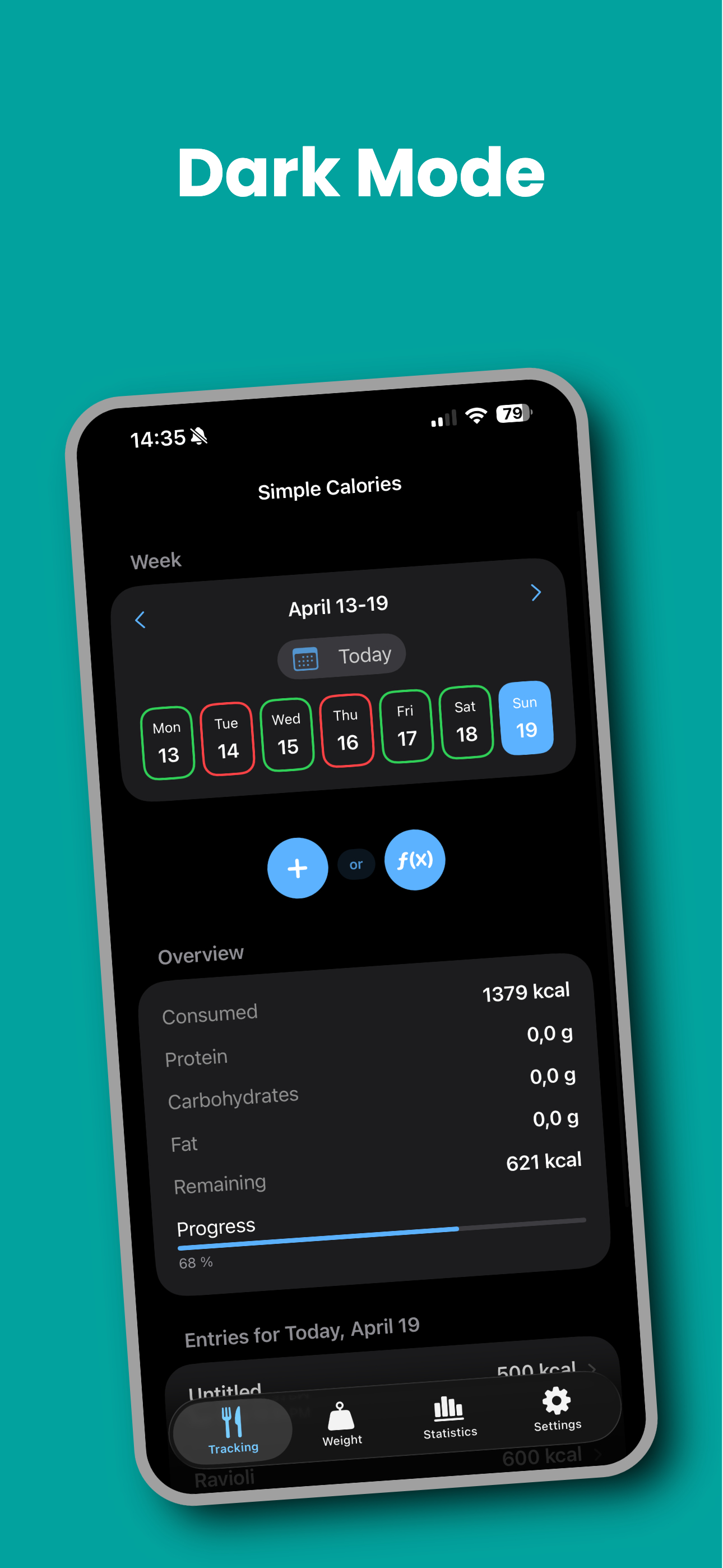 Simple Calories: Tracker