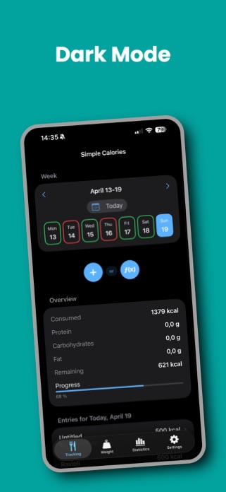 Simple Calories: Tracker Screenshot 5 of 5