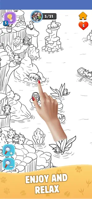 Hidden Animals Match Puzzle screenshot 4
