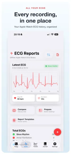ECG Reports screenshot 2