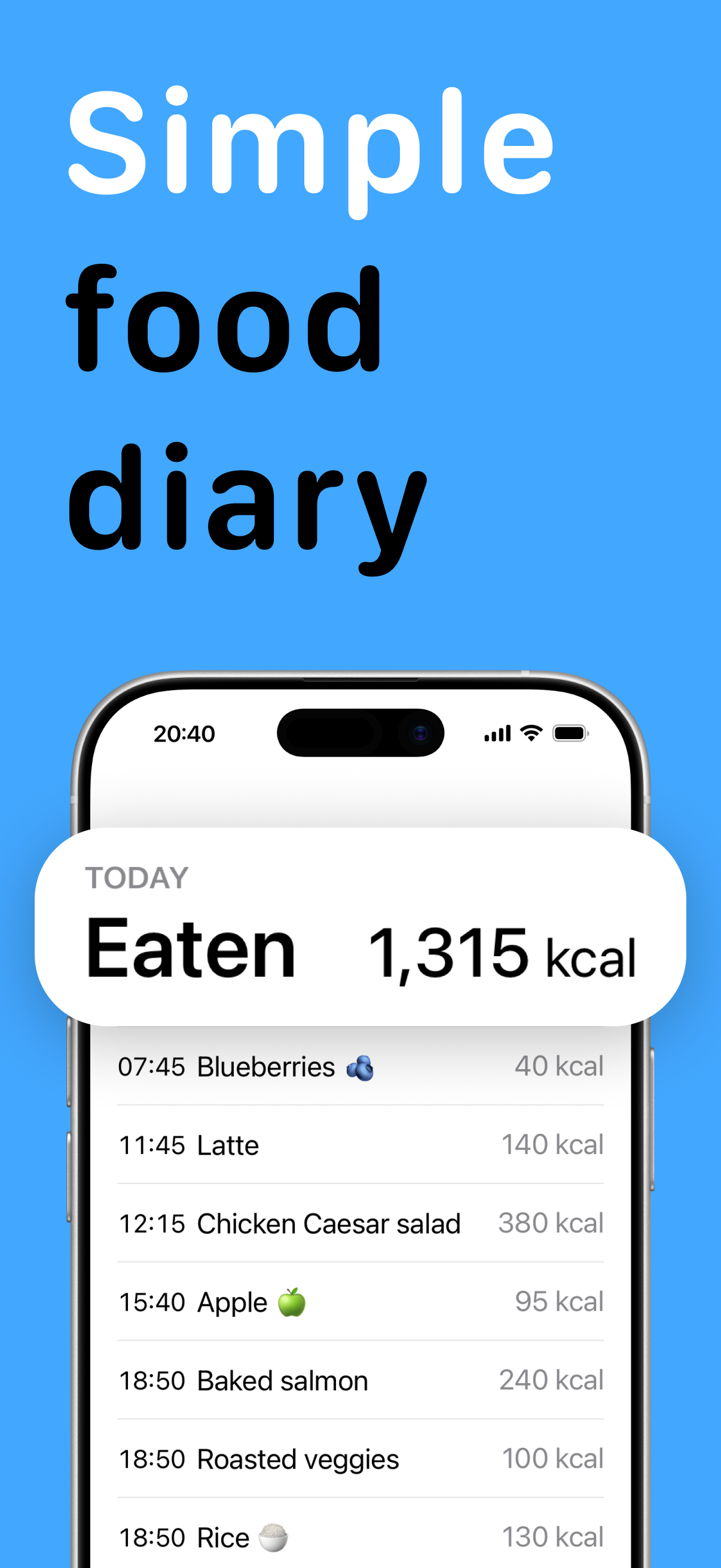 Eaten - Food Diary