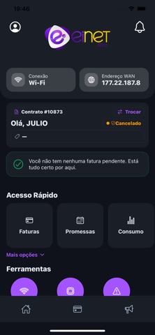 EINET FIBRA screenshot