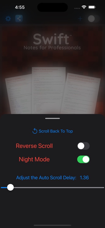 PDF Reader Auto Scroll
