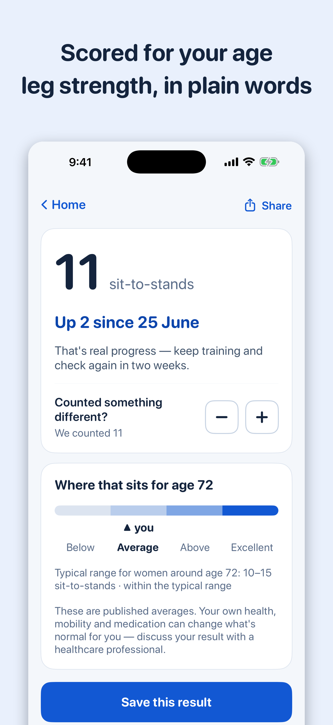 Sit to Stand: Longevity Test screenshot 3