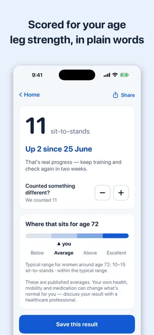 Sit to Stand: Longevity Test screenshot 3