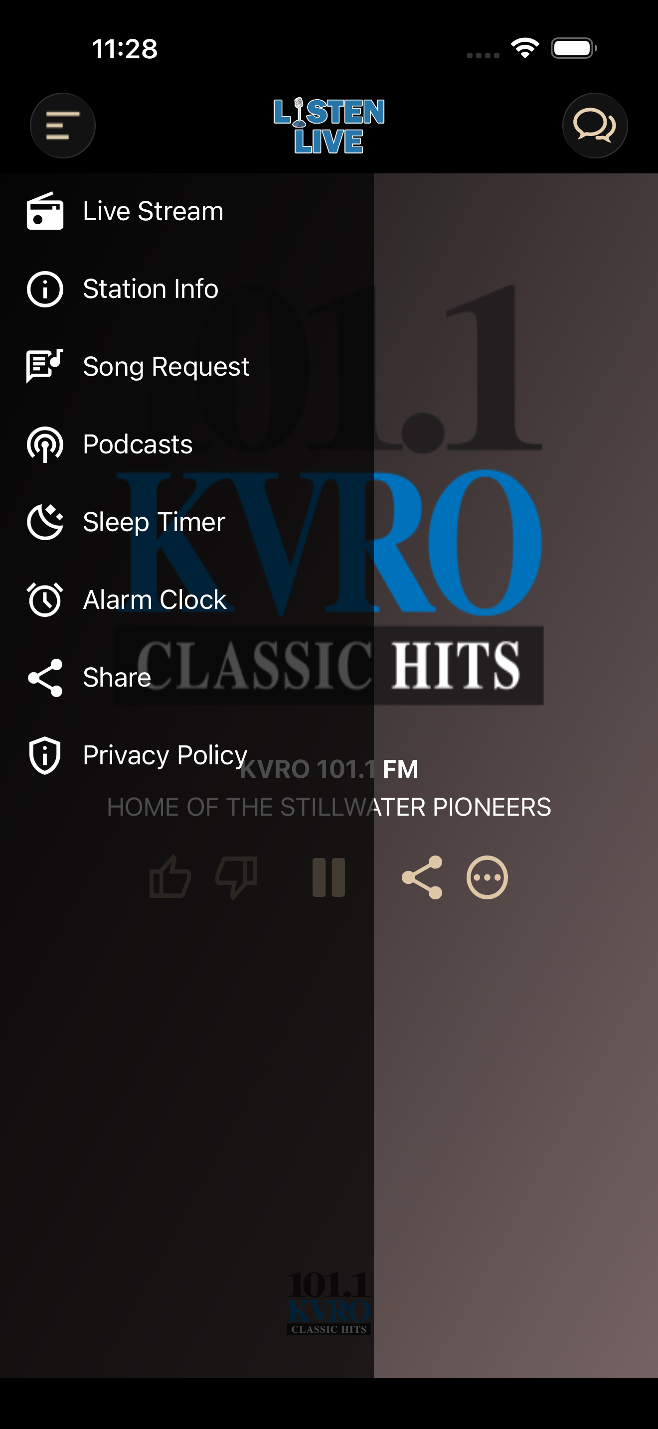 101.1 KVRO Classic Hits screenshot 4