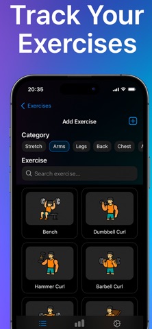 AxoraFit - Journal screenshot