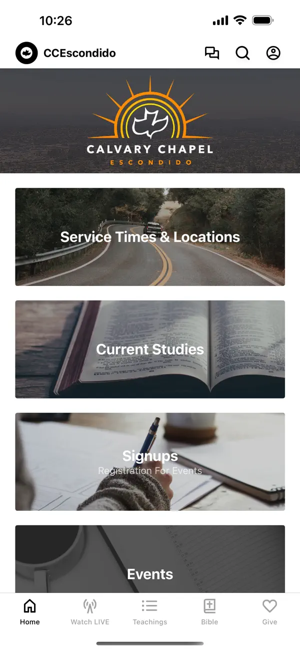Screenshot #1 pour Calvary Chapel Escondido