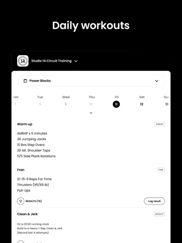 Studio 14 Circuit Training iPad screenshot