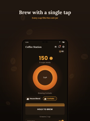 Coffee Station: Idle Clicker iPad screenshot