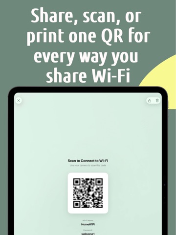 Wi-Fi Share iPad screenshot