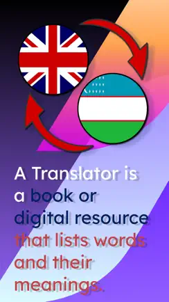 English - Uzbek Translator iPhone image 1