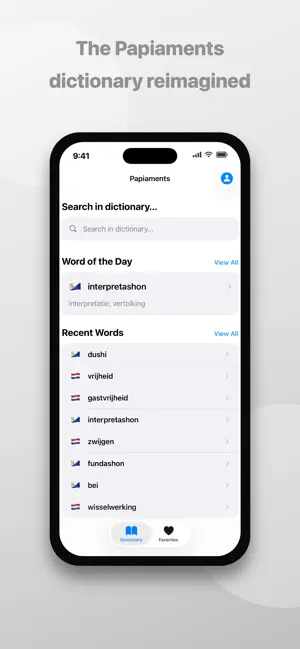 Papiaments Dictionary screenshot 1