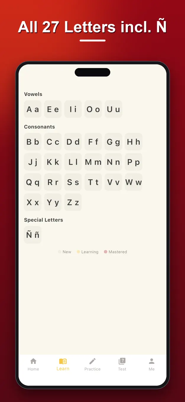 Spanish Alphabet