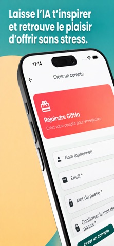 GiftIn – Cadeaux faciles iPhone screenshot