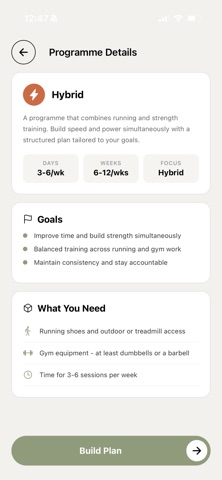 Burst: Run & Strength Coach screenshot