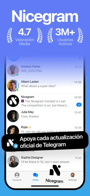 Nicegram: Dual Telegram e IA screenshot 1 of 6
