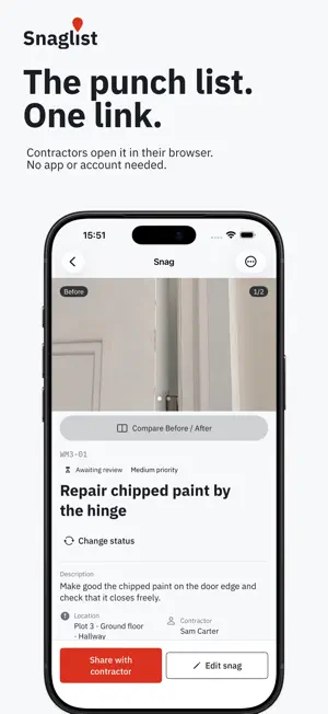 Snaglist: Punch List & Reports screenshot 1