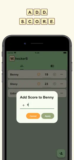 Скриншот WheckerS: Word Checker & Score на iPhone 2