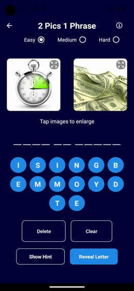 2 Pics 1 Phrase Word Game Fun!のおすすめ画像3