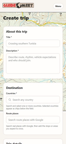 Guidemeet screenshot