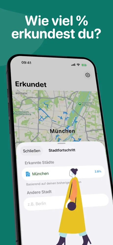 &Uuml;ber Umwege - Stadt erkunden 城市绕行探索应用截图