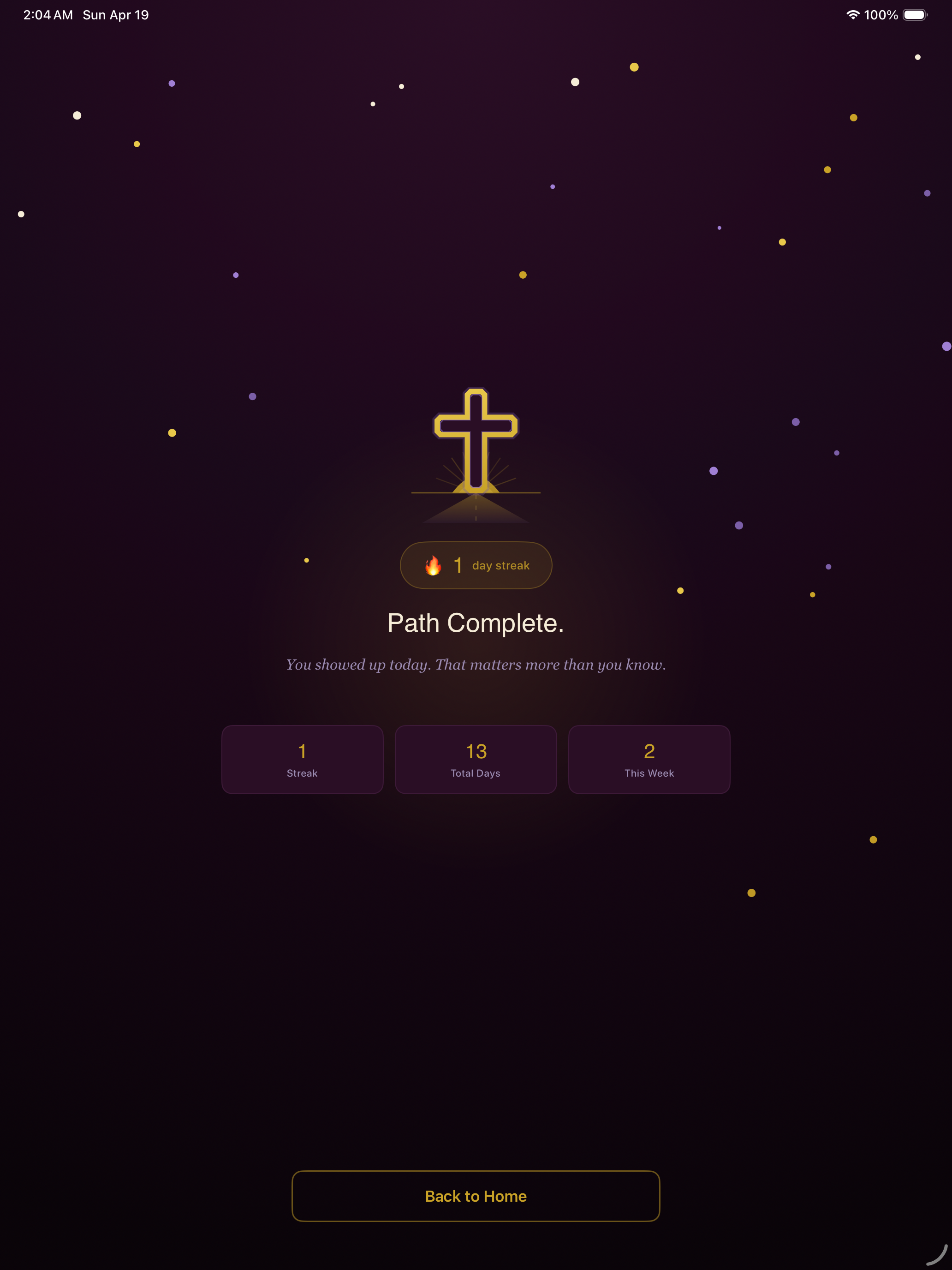 His Path