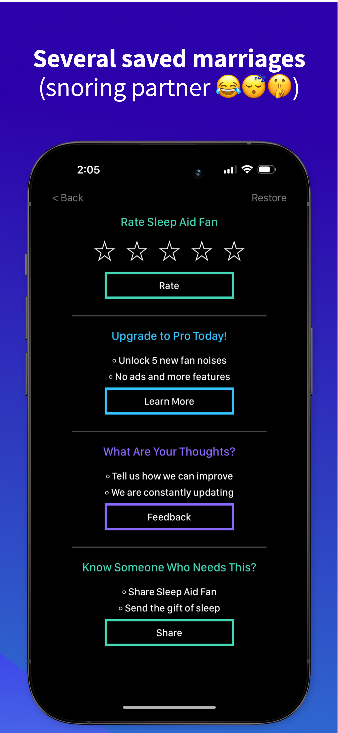 Sleep Aid Fan - White Noise screenshot 7