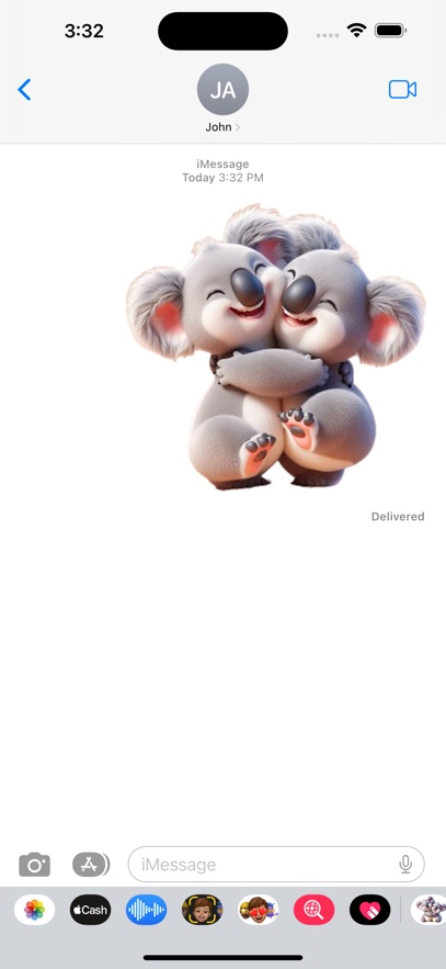 Koala Cuddle Stickers