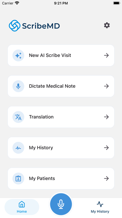 ScribeMD - AI Medical Scribe Screenshot
