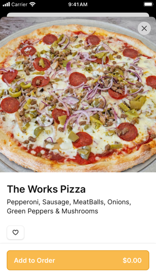 House of Pizza To Go iPhone screenshot 3 - Food & Drink app