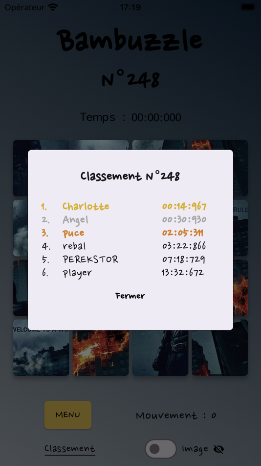 #3. Bambuzzle (iOS) 由: Angel MARTIN