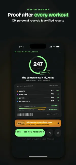 REPcount - Exercise Counter screenshot 4