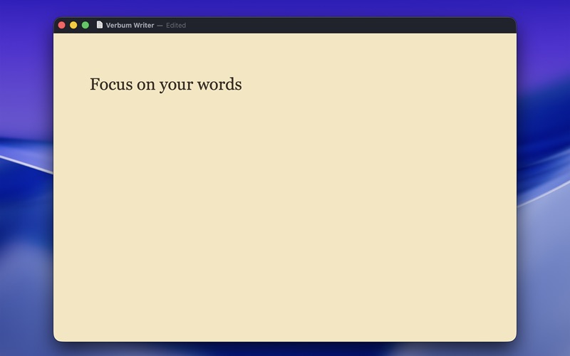 Verbum Writer screenshot