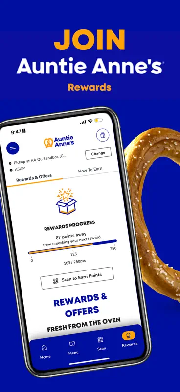 Auntie Anne’s Rewards screenshot 1 of 6