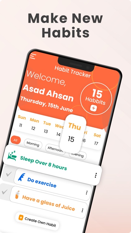 Daily Habit Tracker, Planner