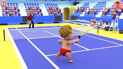 Baby Tennis Champs: Find Daddy Screenshot