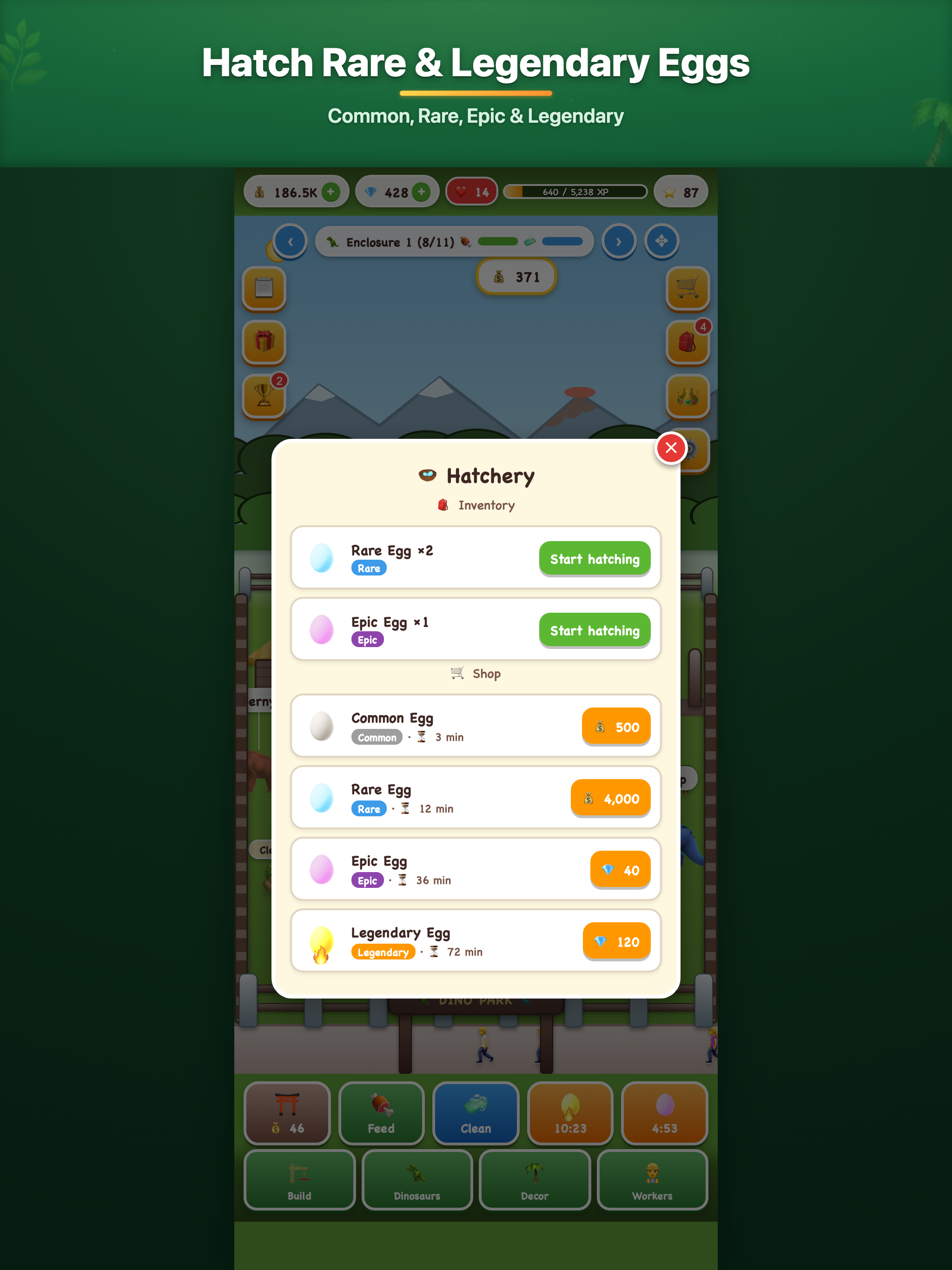 Dino Park Tycoon: Dinosaur screenshot 11